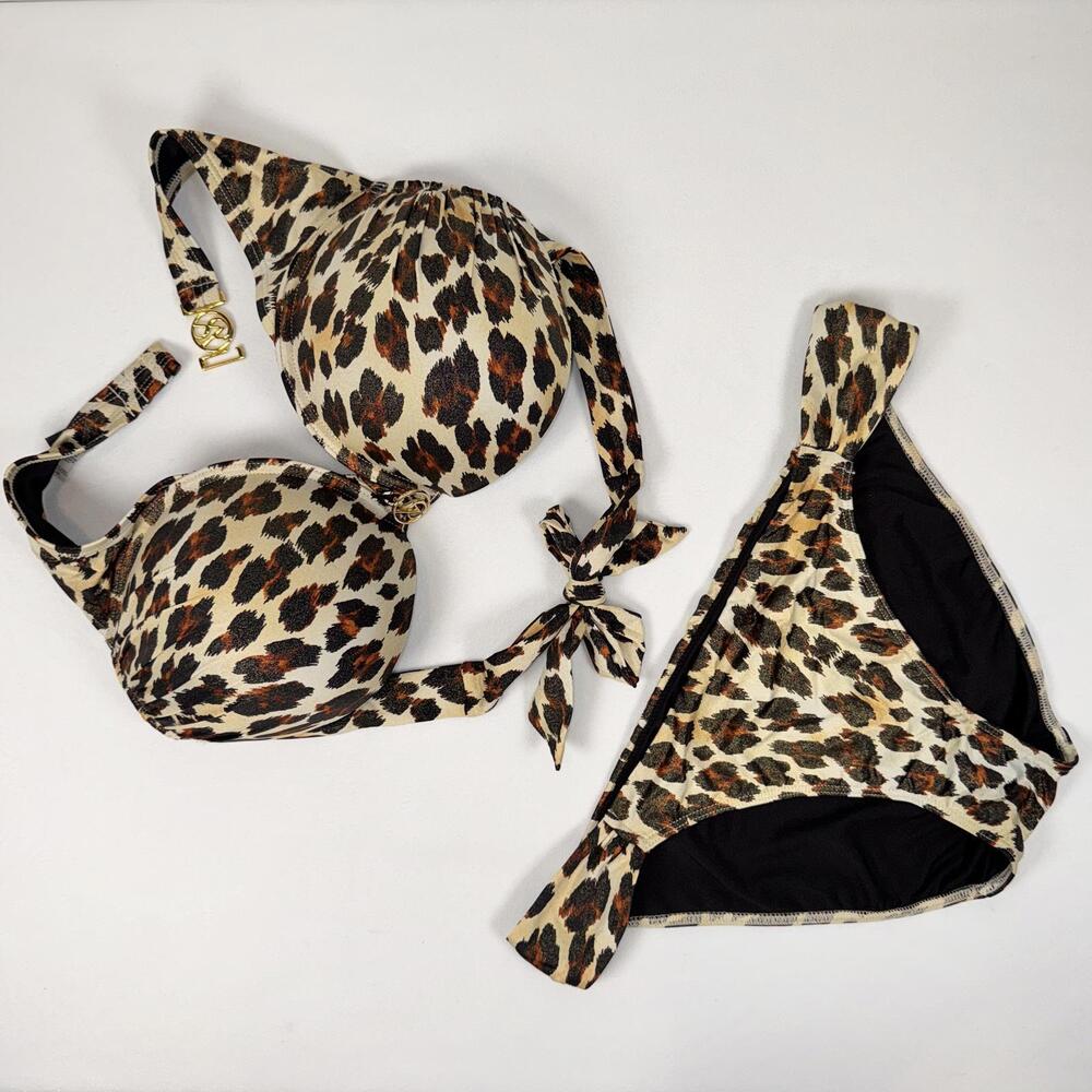 Victoria's Secret Miraculous Bombshell Push-Up Halter Bikini 36C/L